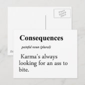 Gevolgen Definitie Briefkaart (Voorkant / Achterkant)