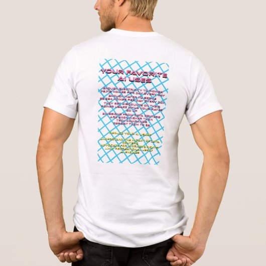 Gevolgen van AI Tri-Blend Shirt (Achterkant)