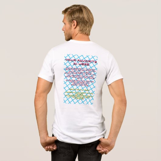 Gevolgen van AI Tri-Blend Shirt (Achterkant volledig)