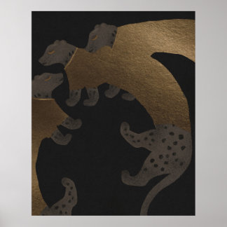 Gevolmachtigde van de Onstuimige - luxe gouden lui Poster