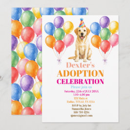 Gevonden dag Adoptie Feest Labrador Hond Huisdier Kaart