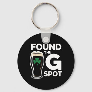 Gevonden De G Spot Funny St Patricks Day Sleutelhanger