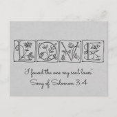 Gevonden Een Ziel Houdt Van De Schrift ~ Save The Aankondigingskaart (Voorkant)