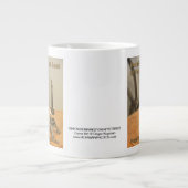 "Gevonden en verloren in Parijs" Giant Coffee Mok (Voorkant)