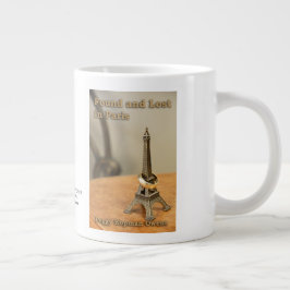 "Gevonden en verloren in Parijs" Giant Coffee Mok