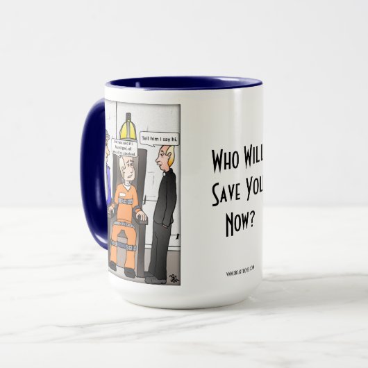 Gevonden God Grote Combo Mok (Voorkant links)