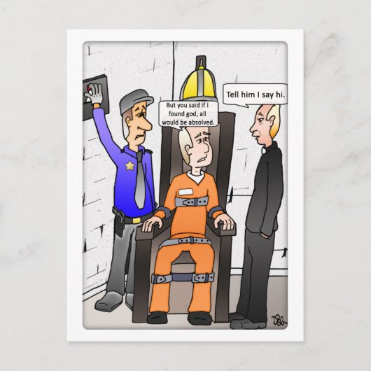 Gevonden God Wit Briefkaart (Voorkant)