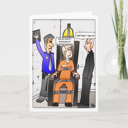 Gevonden God Wit gevouwen Wenskaart Kaart (Voorkant)