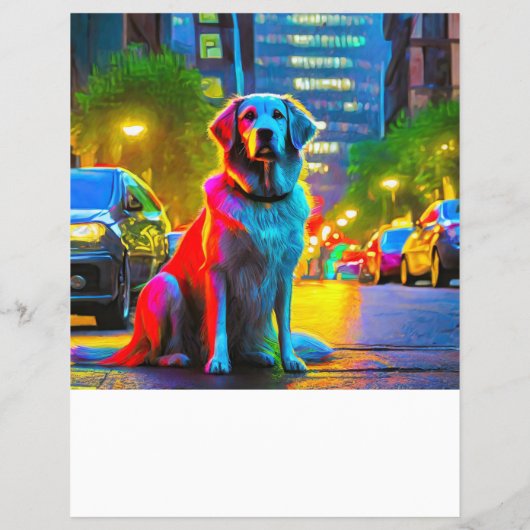 Gevonden hond flyer (Achterkant)