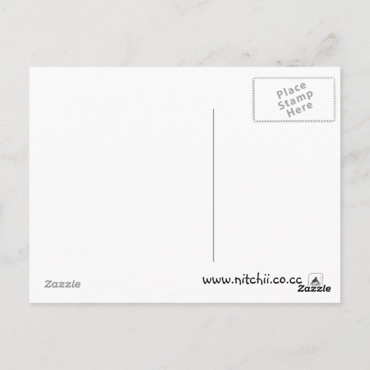 Gevonden kat briefkaart (Achterkant)