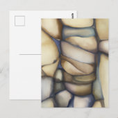 Gevonden kunst - Cool Rock Pattern Briefkaart (Voorkant / Achterkant)