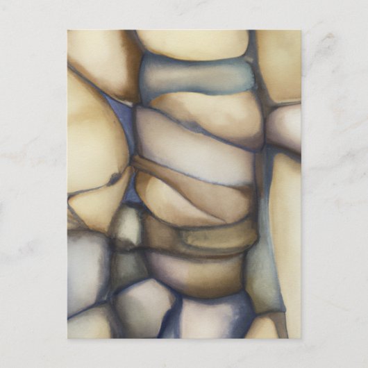 Gevonden kunst - Cool Rock Pattern Briefkaart (Voorkant)