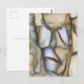 Gevonden kunst - Cool Rock Pattern Briefkaart (Voorkant / Achterkant)