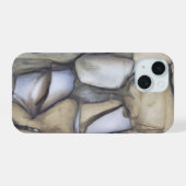 Gevonden kunst - Cool Rock Pattern iPhone 15 Case (Achterkant horizontaal)