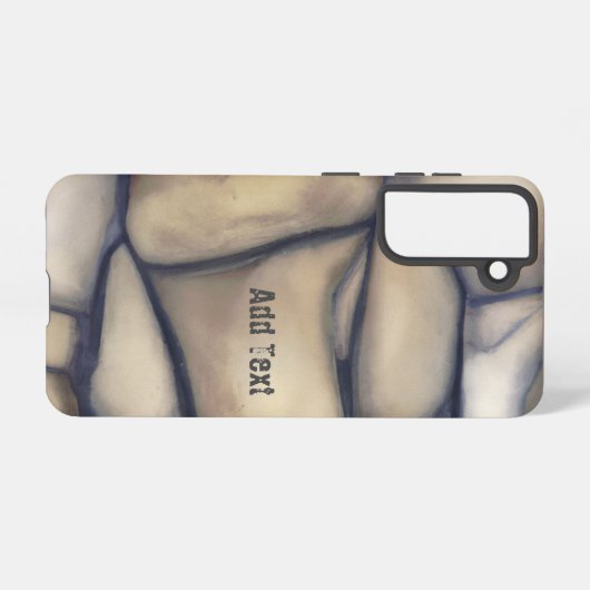 Gevonden kunst - Cool Rock Pattern Samsung Galaxy Hoesje (Achterkant horizontaal)