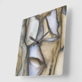 Gevonden kunst - Cool Rock Pattern Vierkante Klok (Hoek)