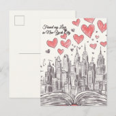 Gevonden mijn liefde in New York City Valentijnsda Briefkaart (Voorkant / Achterkant)