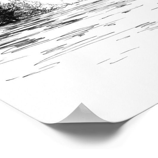 Gevonden: mist van Natuur Poster (Hoek)