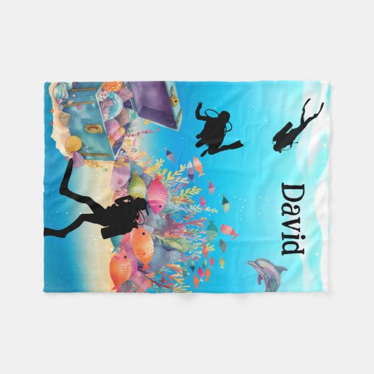 Gevonden schatkist Fleece Deken (Voorkant (Horizontaal))