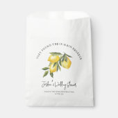Gevonden Waterverf Lemon Wedding Shower op hoofdpl Bedankzakje (Voorkant)