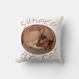 Gevormd door kat kussen