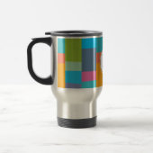 gevormd monogram & kleurrijk reisbeker (Links)