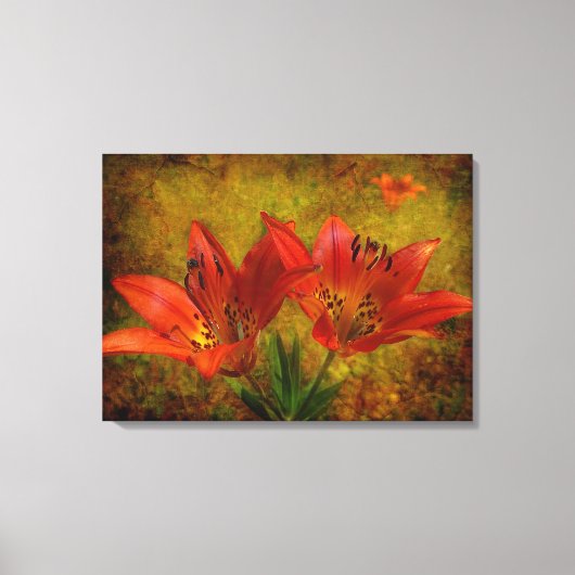 Gevormd Prairie-pictogram Canvas Afdruk (Voorkant)