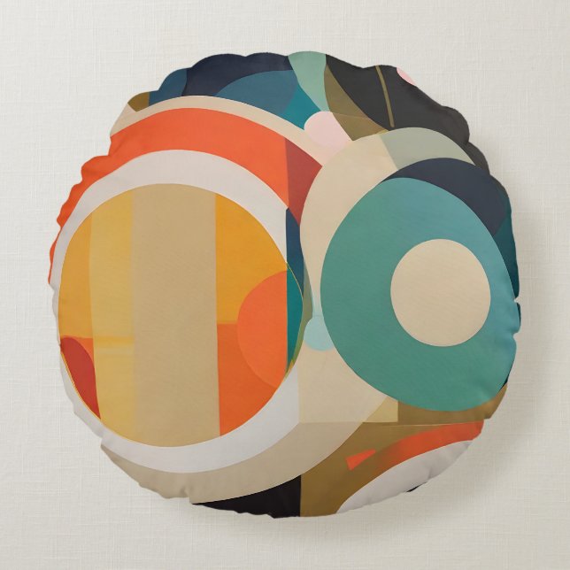 gevormd rond kussen (Voorkant)