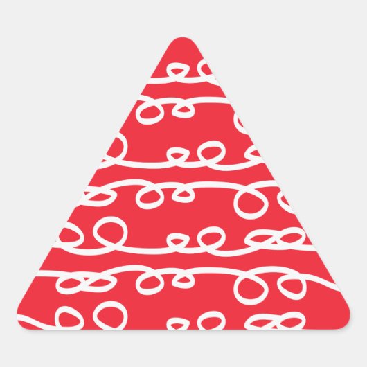 gevormde werveling sticker (Voorkant)