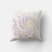 Gevormde werveling wit ivoor kussen (Achterkant)