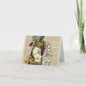 Gevouwen aankondigingskaart aankondiging (Achterkant)