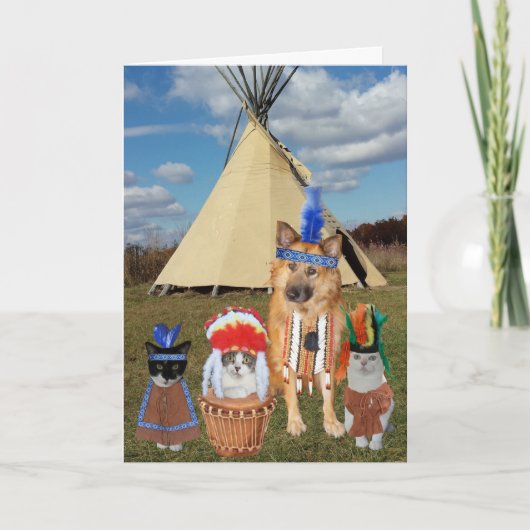 Gevouwen aankondigingskaart aankondiging (Voorkant)