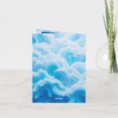 Gevouwen aankondigingskaart aankondiging (Achterkant)