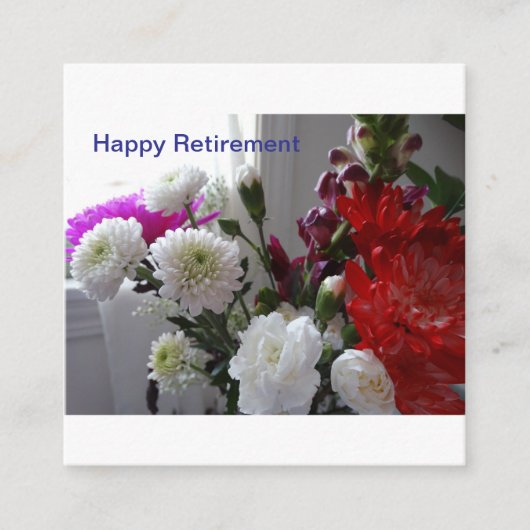 Gevouwen aankondigingskaart informatiekaartje (Voorkant)