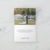 Gevouwen Afbeelding Gevist Haak met Ringen Dank u Bedankkaart (Binnen)