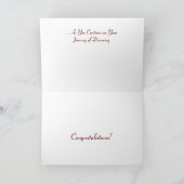 Gevouwen Afstuderen / Reizen / Nieuwe Move / Adven Bedankkaart (Binnen)