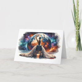 Gevouwen Alle Doel 5"x 7"Kaart Bedankkaart