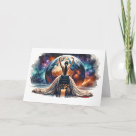 Gevouwen Alle Doel 5"x 7"Kaart Bedankkaart