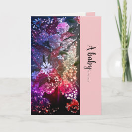 gevouwen Baby-Kaart Bedankkaart