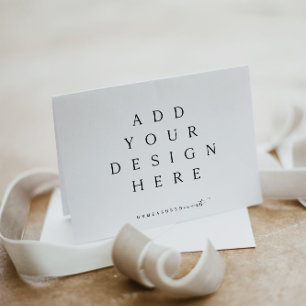 Gevouwen (bedankkaart) afdrukken bedankkaart