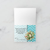 Gevouwen bedankkaart Boho Cacti Cactus Succulent (Binnen)