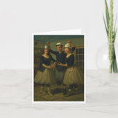 Gevouwen bedankkaart Bouwballet (Voorkant)