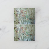 Gevouwen bedankkaart dubbel wit abstract (Binnen)