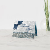 Gevouwen bedankkaart Gebarsten ijs Winter Sneeuw I (Voorkant)