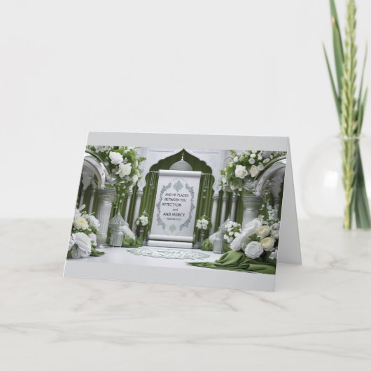 Gevouwen bedankkaart-islamitische bedankkaart (Voorkant)