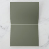  gevouwen bedankkaart – Moss Noise (Binnen)