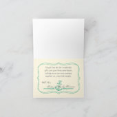 Gevouwen bedankkaart nautische knoop Anker Tiff (Binnen)