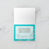 Gevouwen bedankkaart Spring Babys Breath Flower (Binnen)