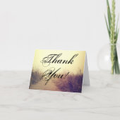 Gevouwen bedankkaart Sunrise Pathway Walkway Path (Voorkant)