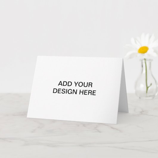 Gevouwen bedankkaartdruk kaart (Kleine Plant)